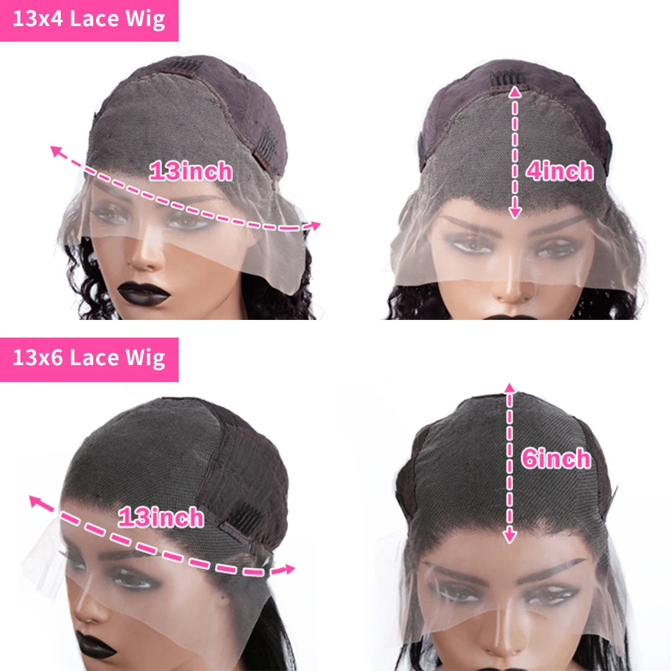 (13x4, 13x6) 16-34"- Ombre Glow Body Wave Wig