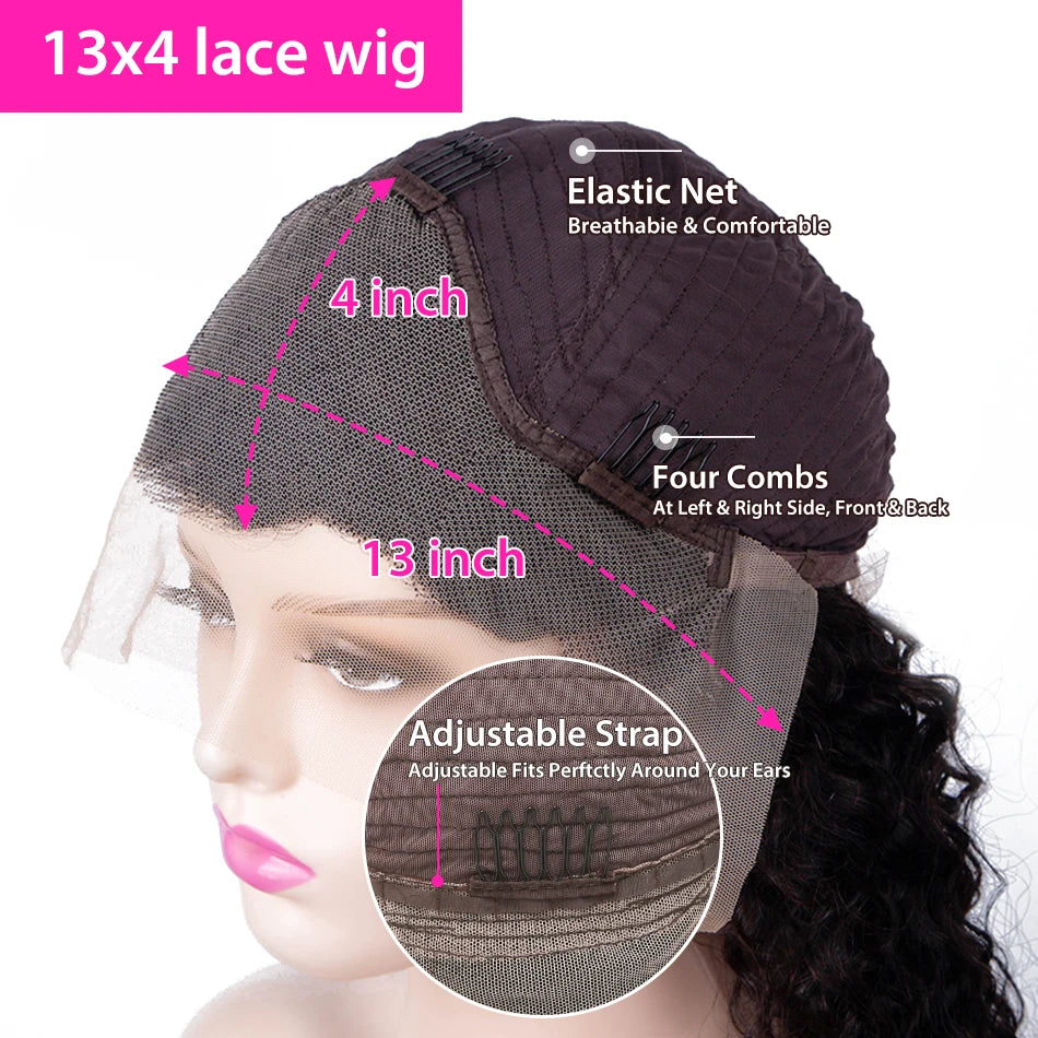 (13x4, 13x6) 10-14"- HD Pink Bob Perfection