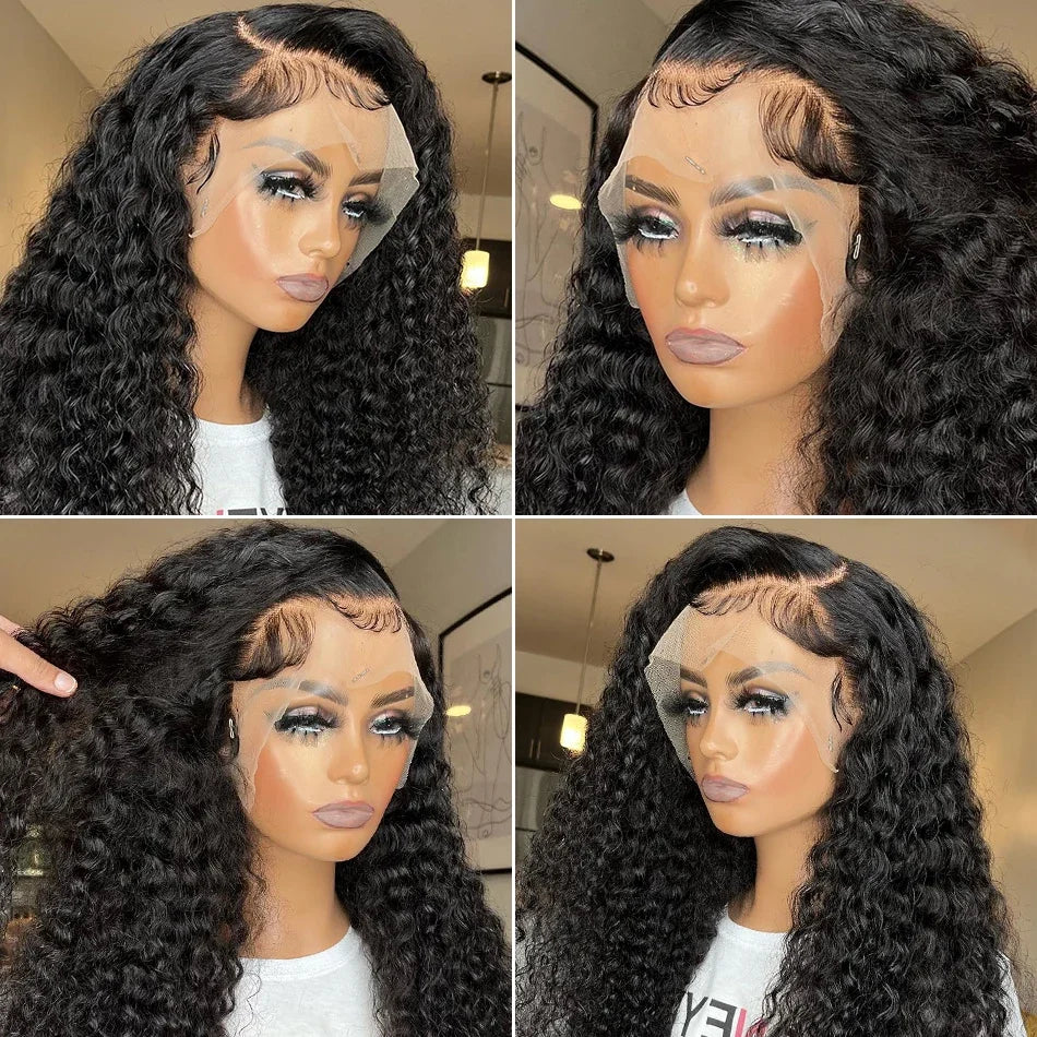 (13x4, 13x6) 16-40"- Deep Wave Lace Magic Wig