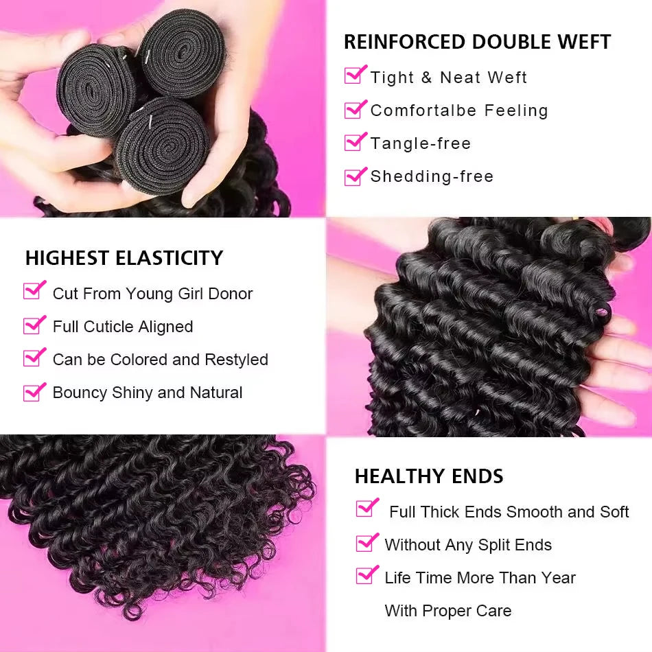 Hair Extension- Curly-Luvin Deep Waves