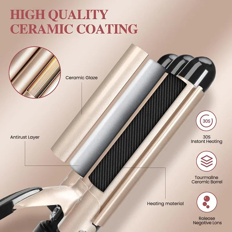 Ceramic hair curler