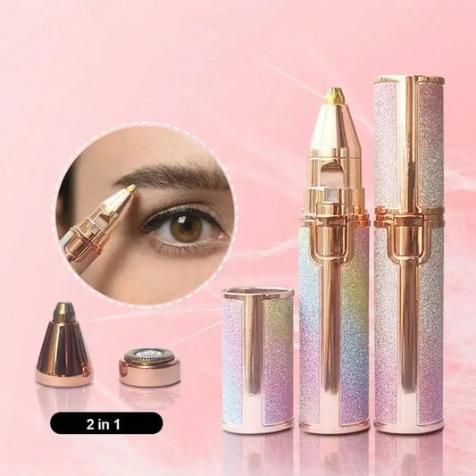 2-in-1 facial hair remover