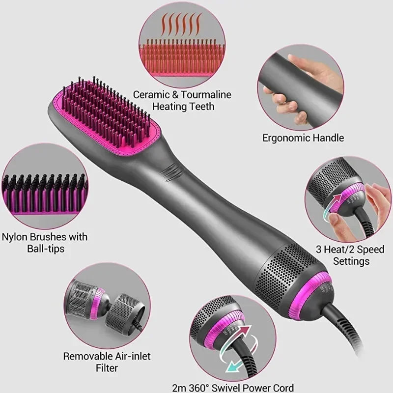 3-in-1 Hair Dryer Brush