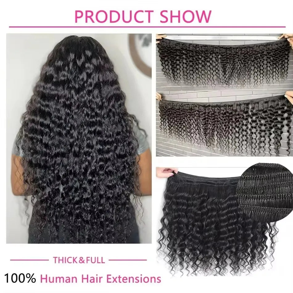 Hair Extension- Curly Queen Deep Waves