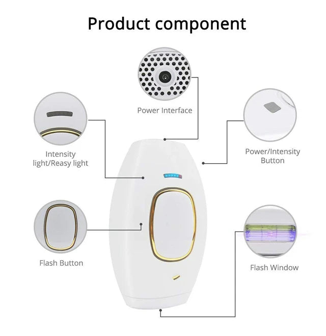 IPL hair removal device