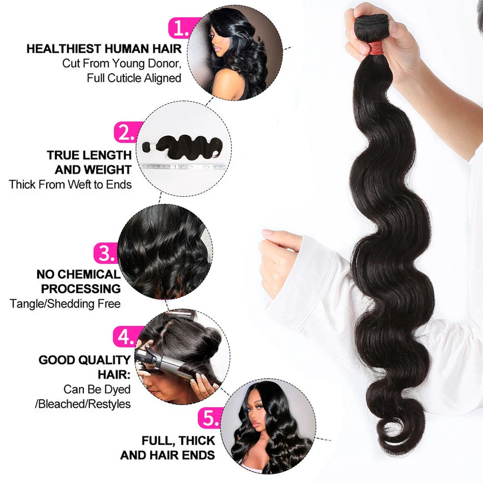 Wavy Royal Lengths- Mixed Length