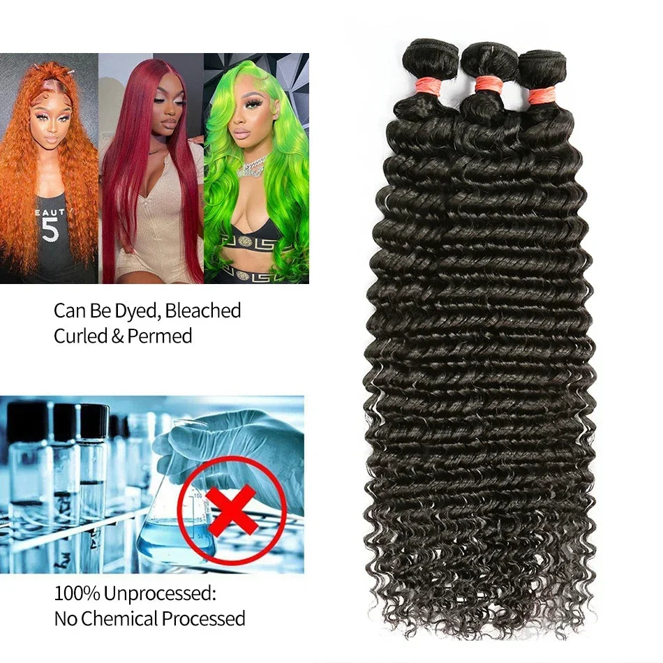 Hair Extension- Curly-Luvin Deep Waves