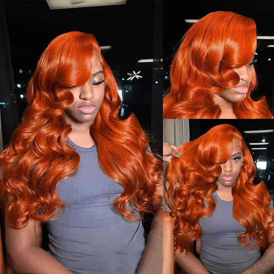 (13x4, 13x6) 16-34"- Sunfire Ginger Glow Wig