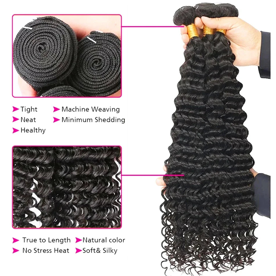 Hair Extension- Curly-Luvin Deep Waves
