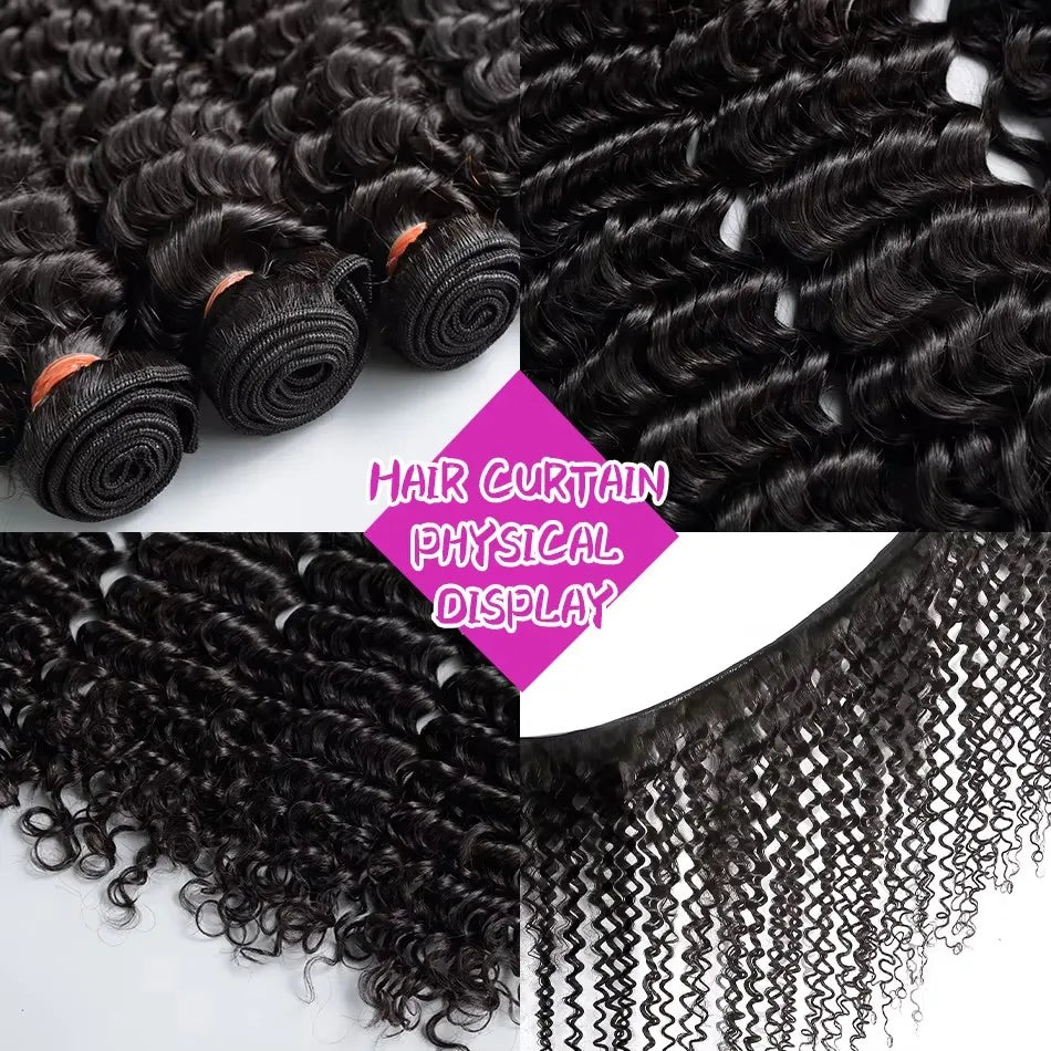 Hair Extension- Curly Queen Deep Waves