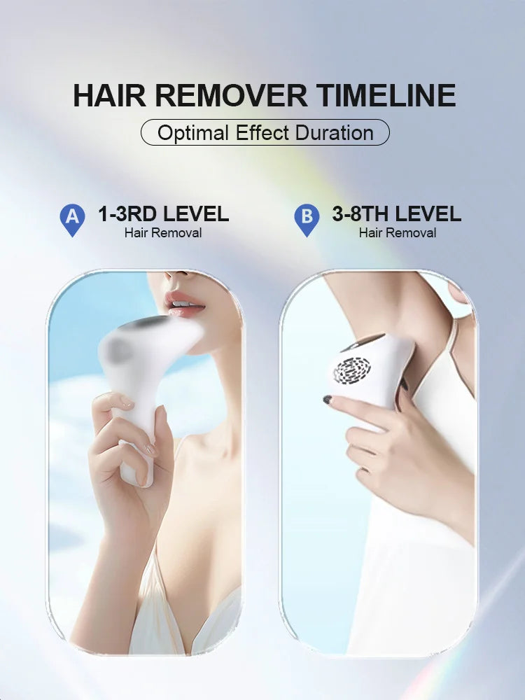 Painless laser hair removal