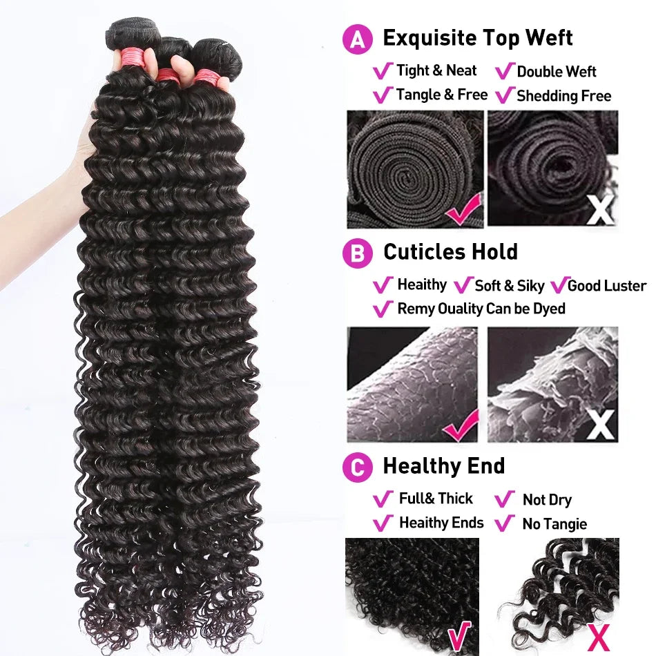 Hair Extension- Curly-Luvin Deep Waves