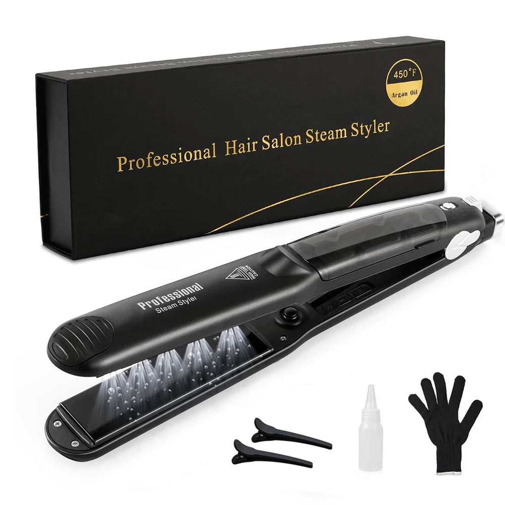 Steam Hair Straightener 