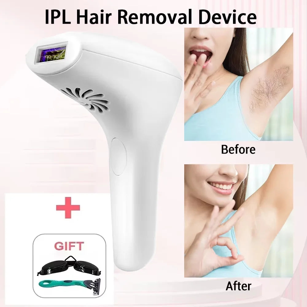 IPL hair removal device
